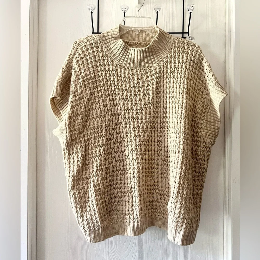 Cozy Knit Beige Sweater